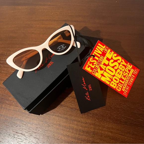 Kate Moss x Zara Cat eye sunglasses w plastic frames NWT. Lmtd Collaboration. main image 10